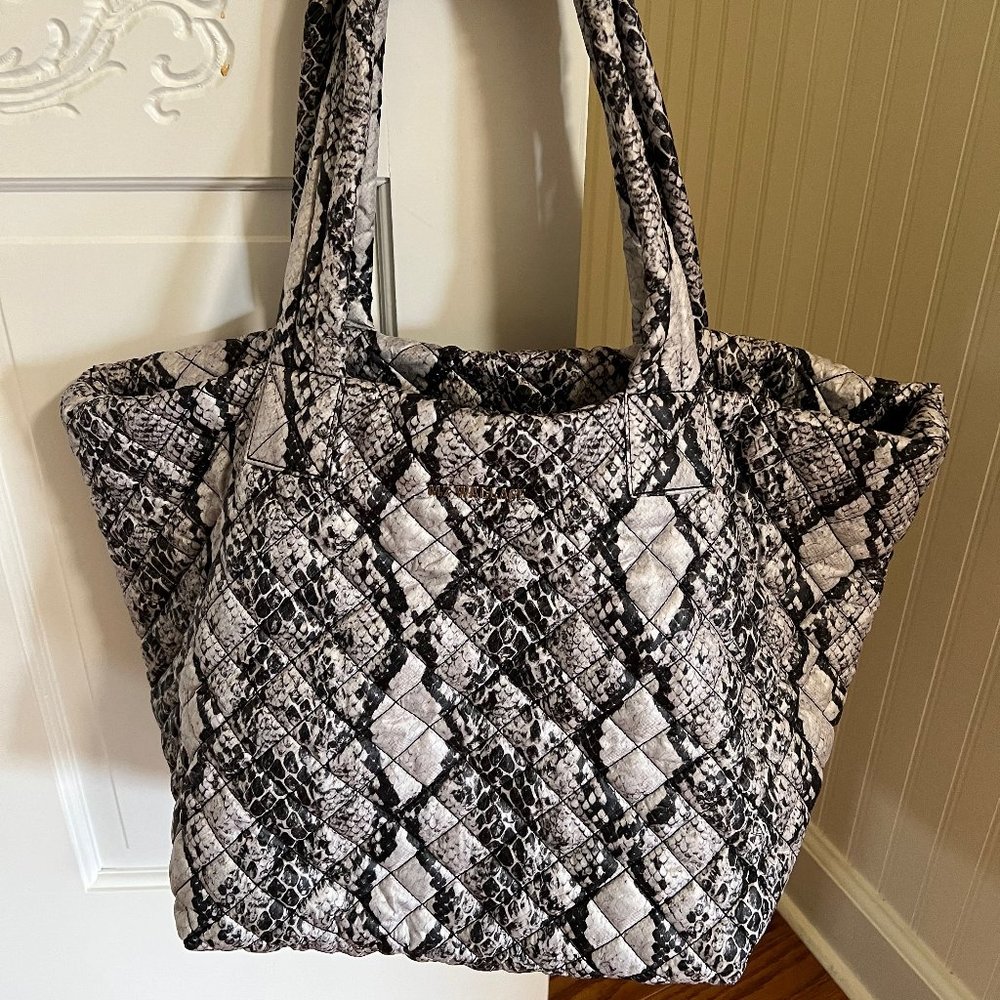 MZ Wallace Metro Tote Medium - Grey Snake